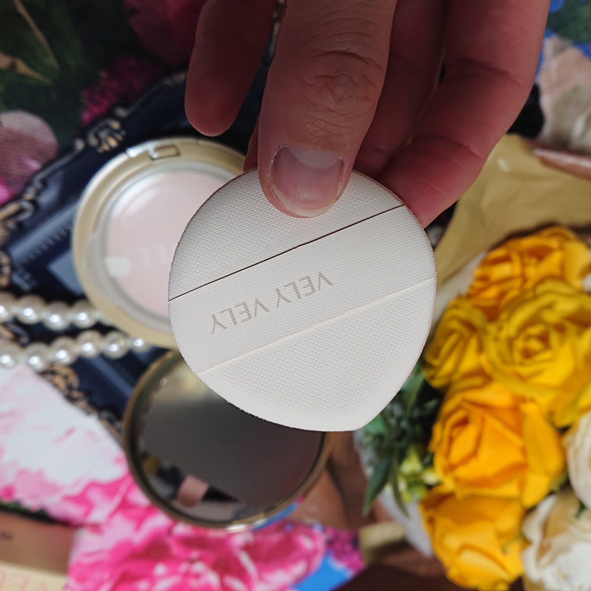 はちみつツヤ肌クッションファンデ/VELY VELY/クッションファンデーションを使ったクチコミ（3枚目）