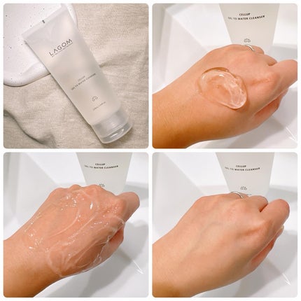 ラゴム ジェルトゥウォーター クレンザー(朝用洗顔)/LAGOM /その他洗顔料を使ったクチコミ(2枚目)