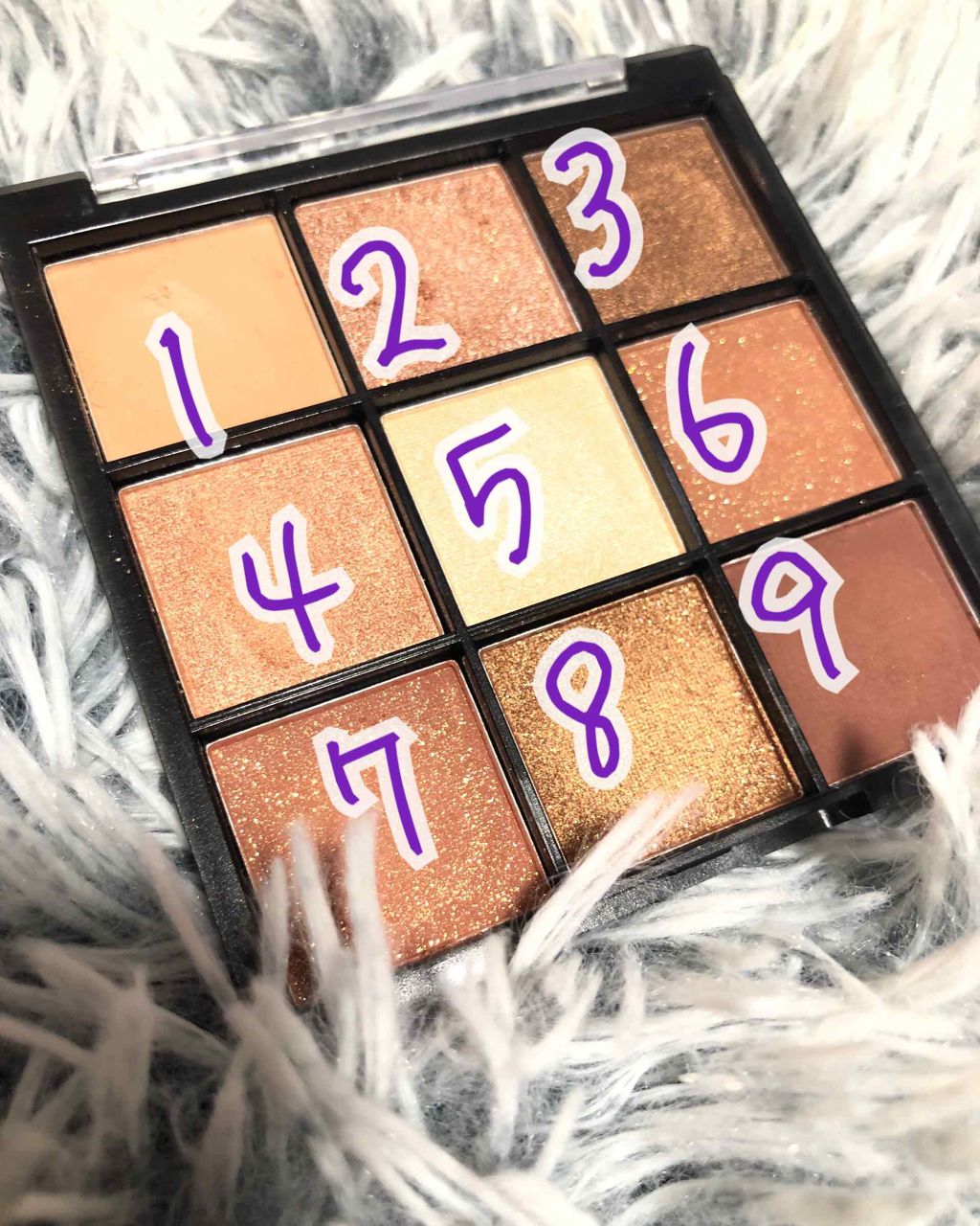 UR GLAM　BLOOMING EYE COLOR PALETTE/U R GLAM/アイシャドウパレットを使ったクチコミ（3枚目）