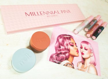 Melt Cosmetics MODERN LOVE COLLECTION ミレニアルピンクスパレットのクチコミ「                    💗💗💗【melt cosmetics】💗💗💗
    .....」（2枚目）