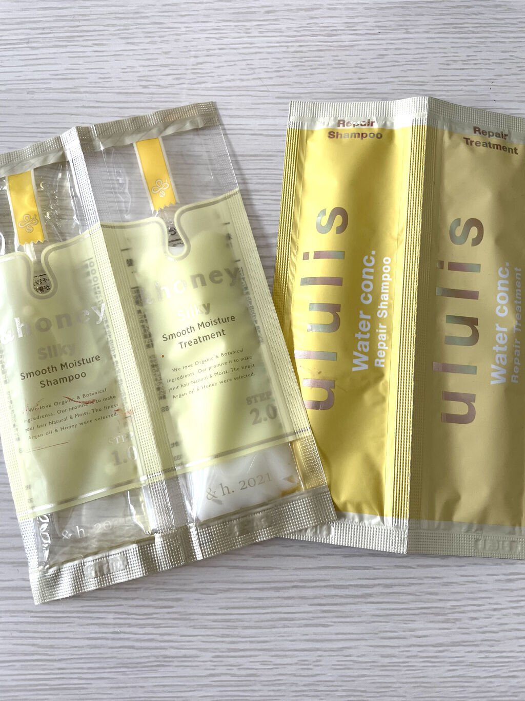 ウォーターコンク リペアシャンプー/ヘアトリートメント/ululis/シャンプー・コンディショナーを使ったクチコミ（1枚目）