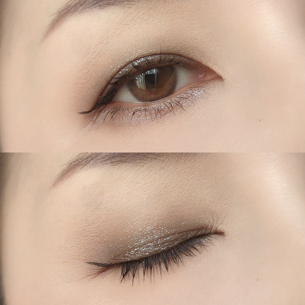 スパークル アイシャドウ 20 セメント/BOBBI BROWN/単色アイシャドウを使ったクチコミ（2枚目）