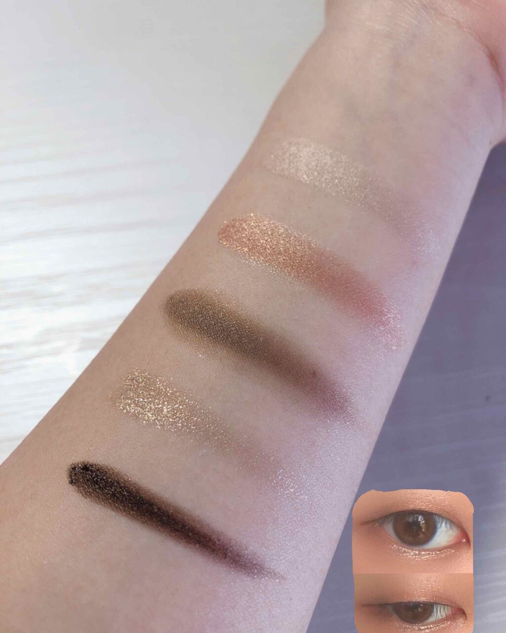 ショコラスウィート アイズ/リンメル ロンドン/アイシャドウパレットを使ったクチコミ（3枚目）