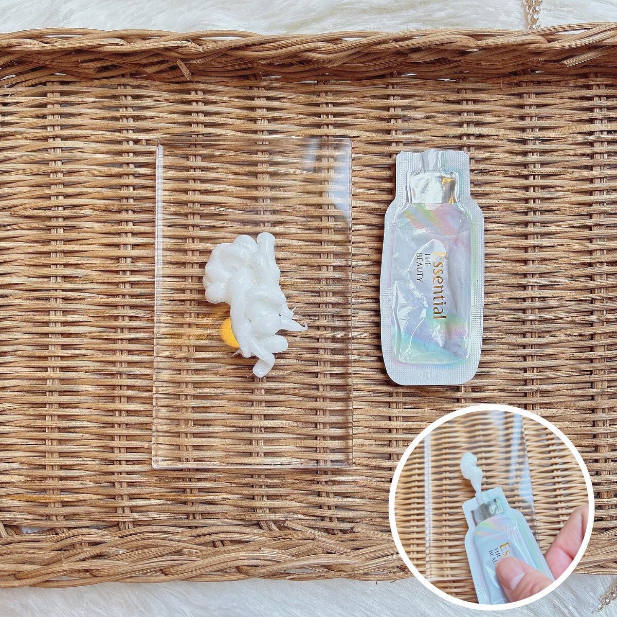 ザビューティ うるツヤチャージヘアパック/エッセンシャル/ヘアマスク・ヘアパックを使ったクチコミ（2枚目）