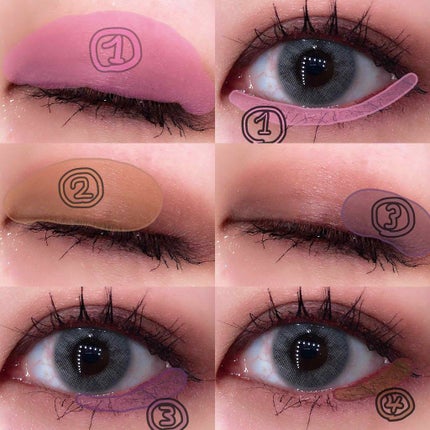 パーフェクトマルチアイズ/キャンメイク/アイシャドウパレットを使ったクチコミ(3枚目)