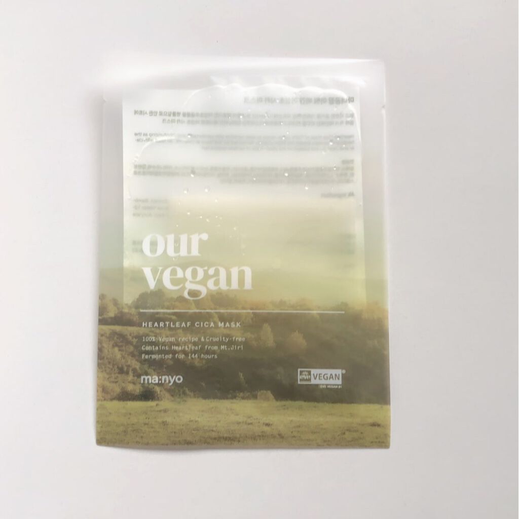 アワー ヴィーガン ドクダミ シカ マスク/manyo/シートマスク・パックを使ったクチコミ（1枚目）