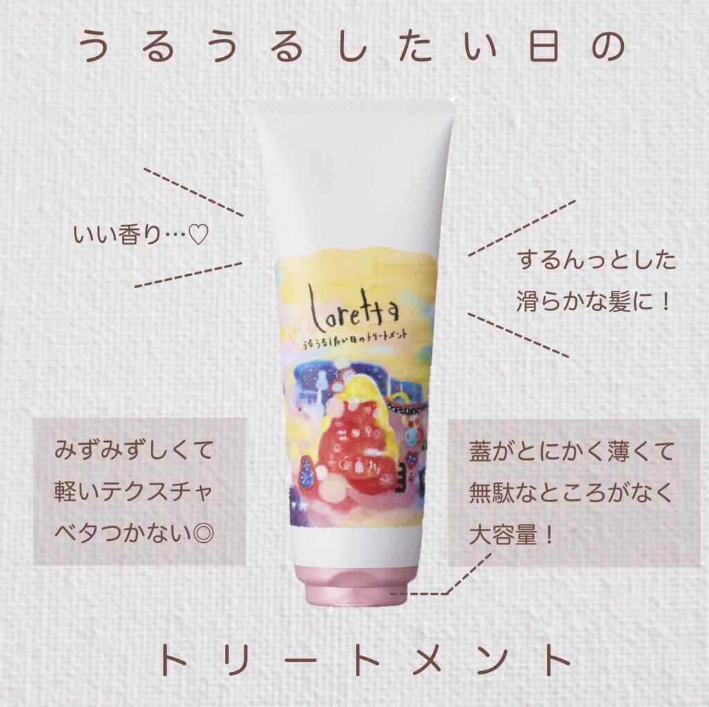 ロレッタ うるうるしたい日のトリートメント/ロレッタ/洗い流すヘアトリートメントを使ったクチコミ(2枚目)