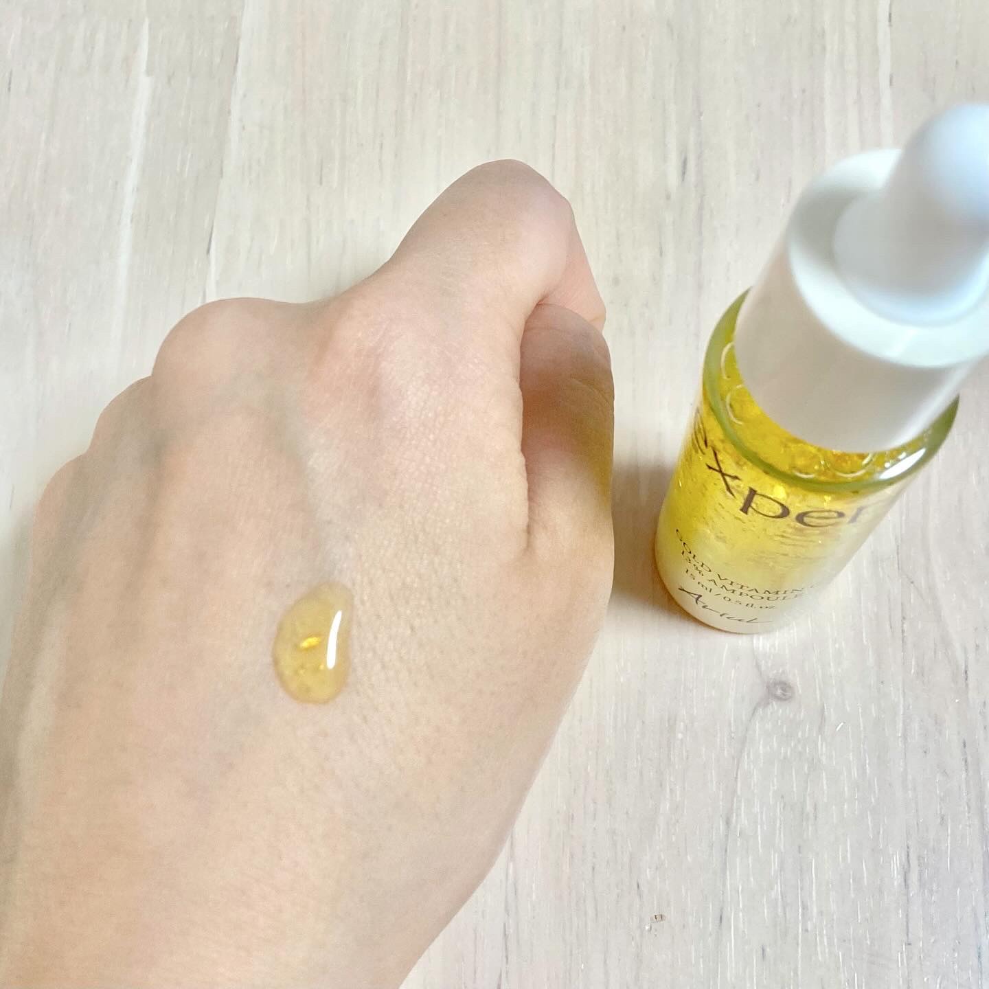 ゴールドビタミンC13%アンプル/Ariul/美容液を使ったクチコミ（3枚目）