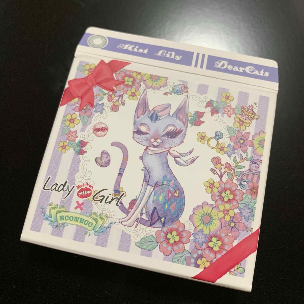 モテコン Lady or girl ×ECONECOのクチコミ「おススメカラコンですウォウォ🤟

Lady or Girl ×ECONECO
💙🖤Mist L.....」（2枚目）