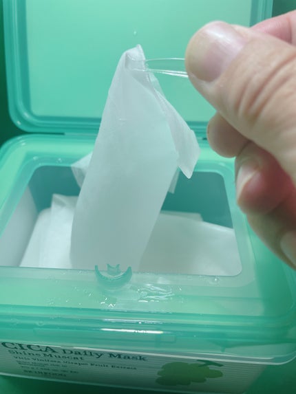 シャインマスカットシカデイリーマスク/SKINFOOD/シートマスク・パックを使ったクチコミ(6枚目)