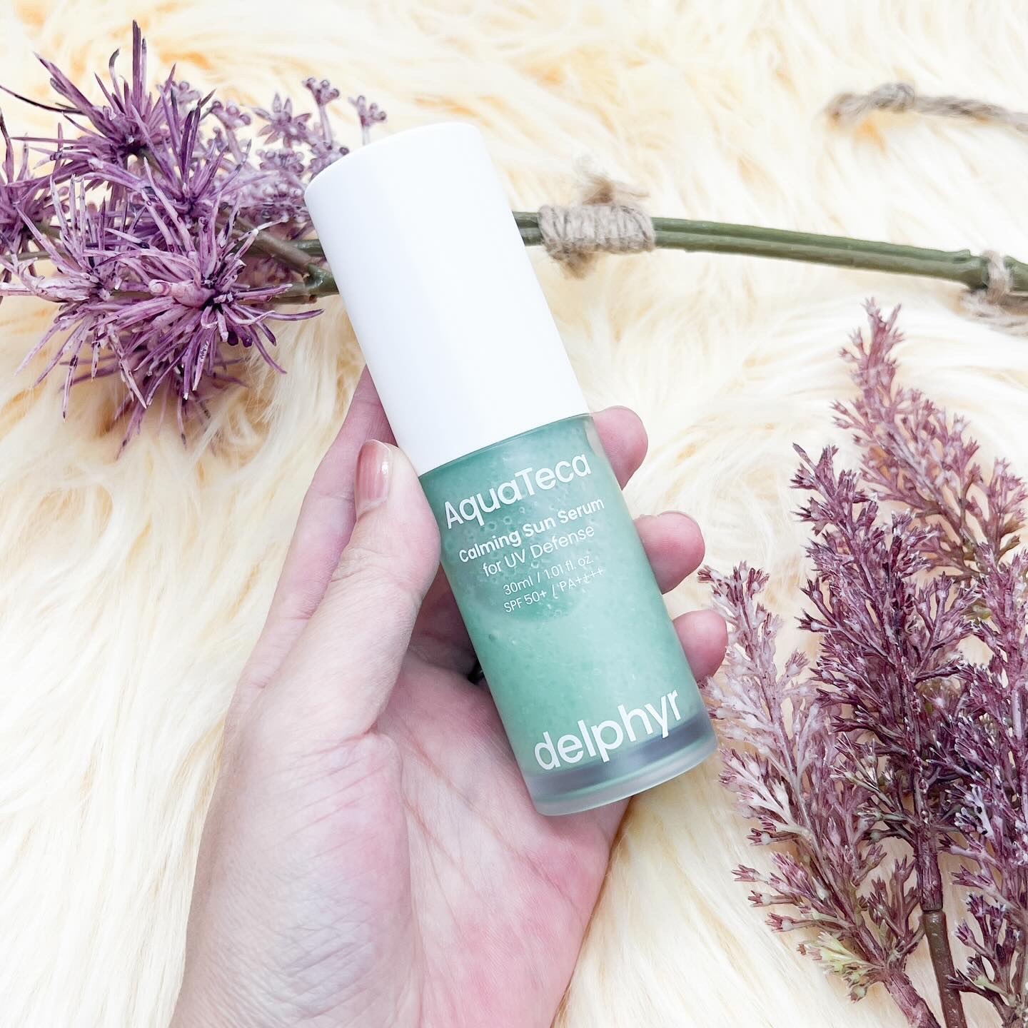 AquaTeca calming sun serum/Delphyr/日焼け止めローションを使ったクチコミ（2枚目）