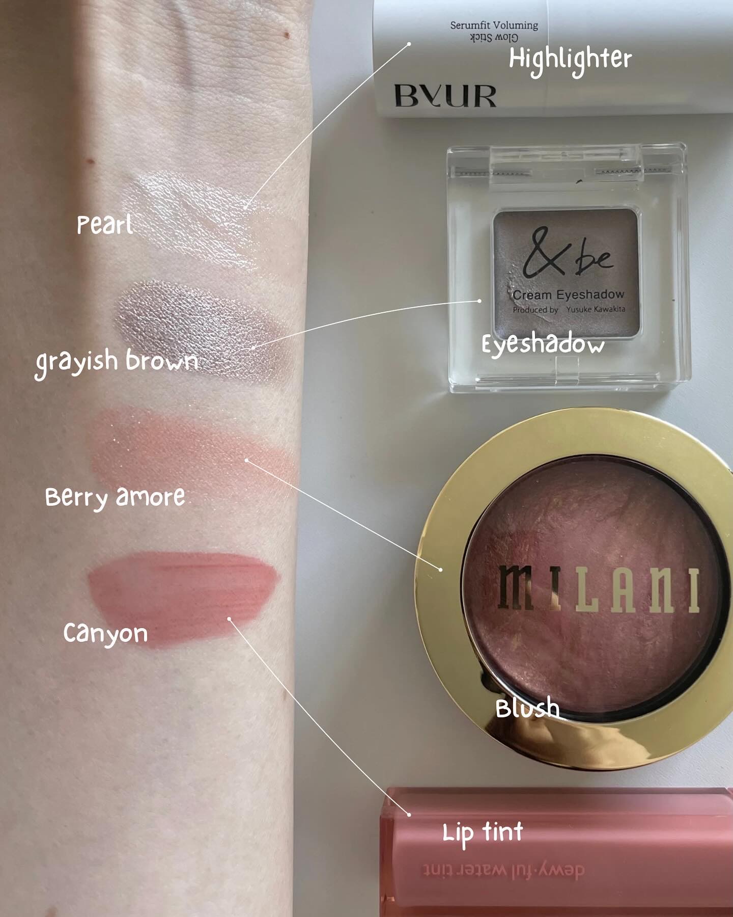 セラムフィット ボリューミング グロースティック 00 パール/ByUR/ジェル・クリームチークを使ったクチコミ（2枚目）