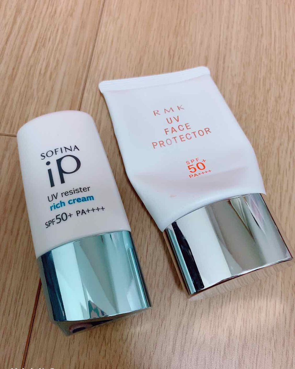 UVフェイスプロテクター50/RMK/日焼け止めクリームを使ったクチコミ（1枚目）