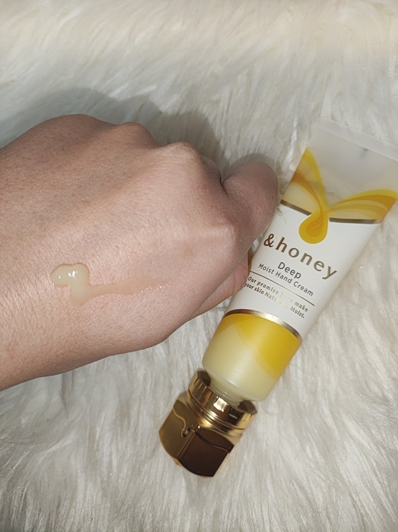 アンドハニー　メルティモイスト ハンドクリーム/&honey/ハンドクリームを使ったクチコミ（3枚目）