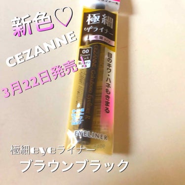 極細 アイライナーR/CEZANNE/リキッドアイライナーを使ったクチコミ（1枚目）