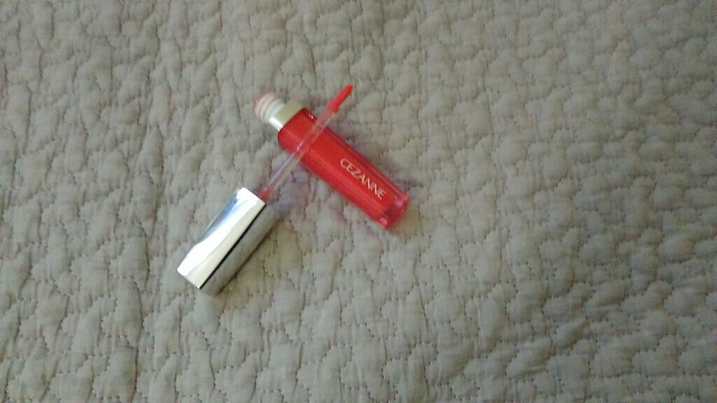 ジェルグロスリップ/CEZANNE/リップグロスを使ったクチコミ（2枚目）
