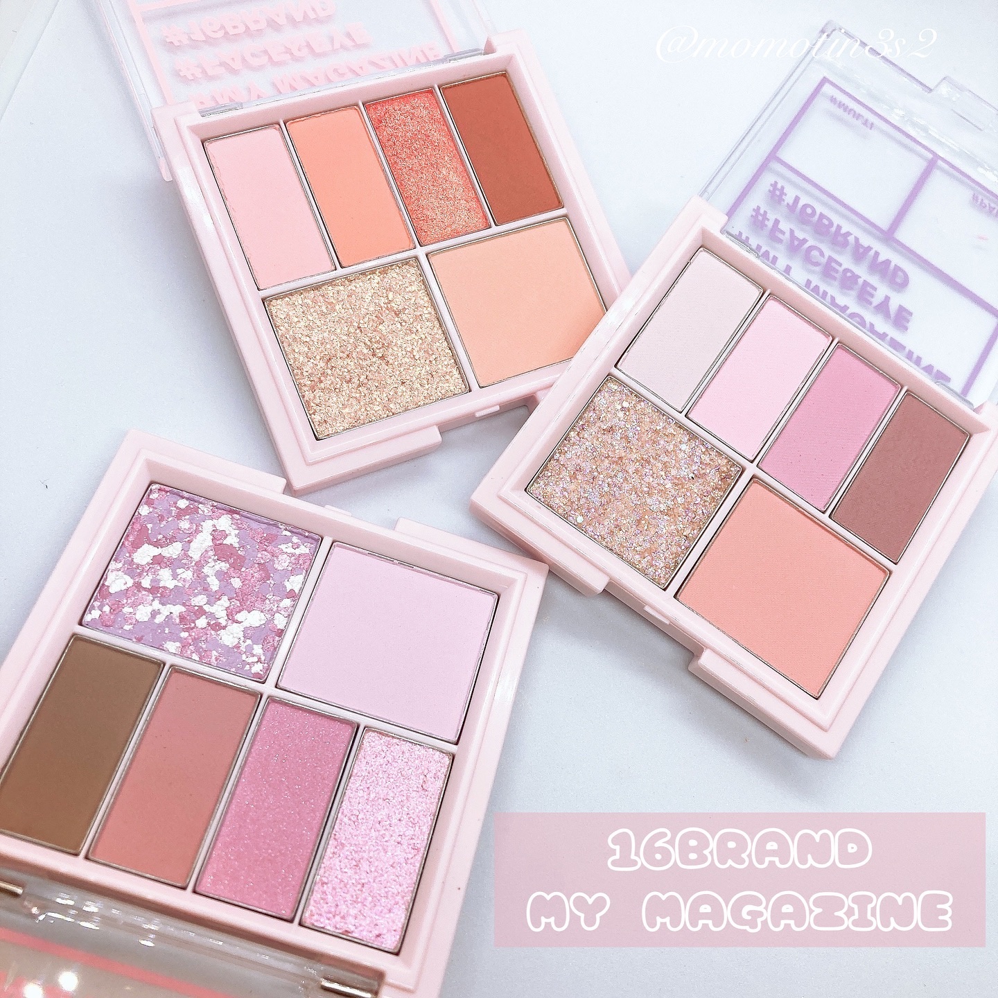 16 MY MAGAZINE/16BRAND/アイシャドウパレットを使ったクチコミ（2枚目）