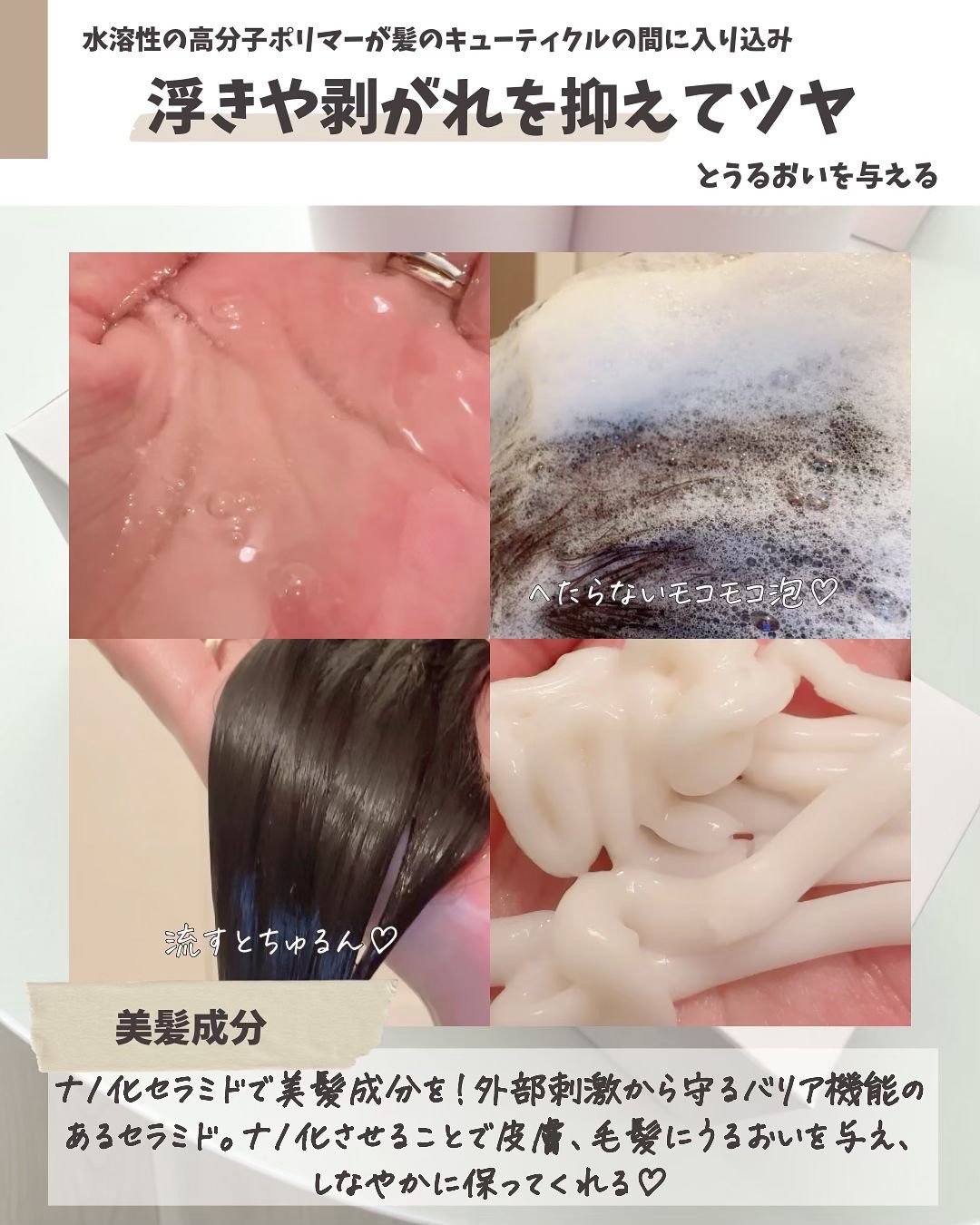 GLOSSY COAT SHAMPOO / TREATMENT/SANUS HAIR FILTER/市販シャンプーを使ったクチコミ（3枚目）