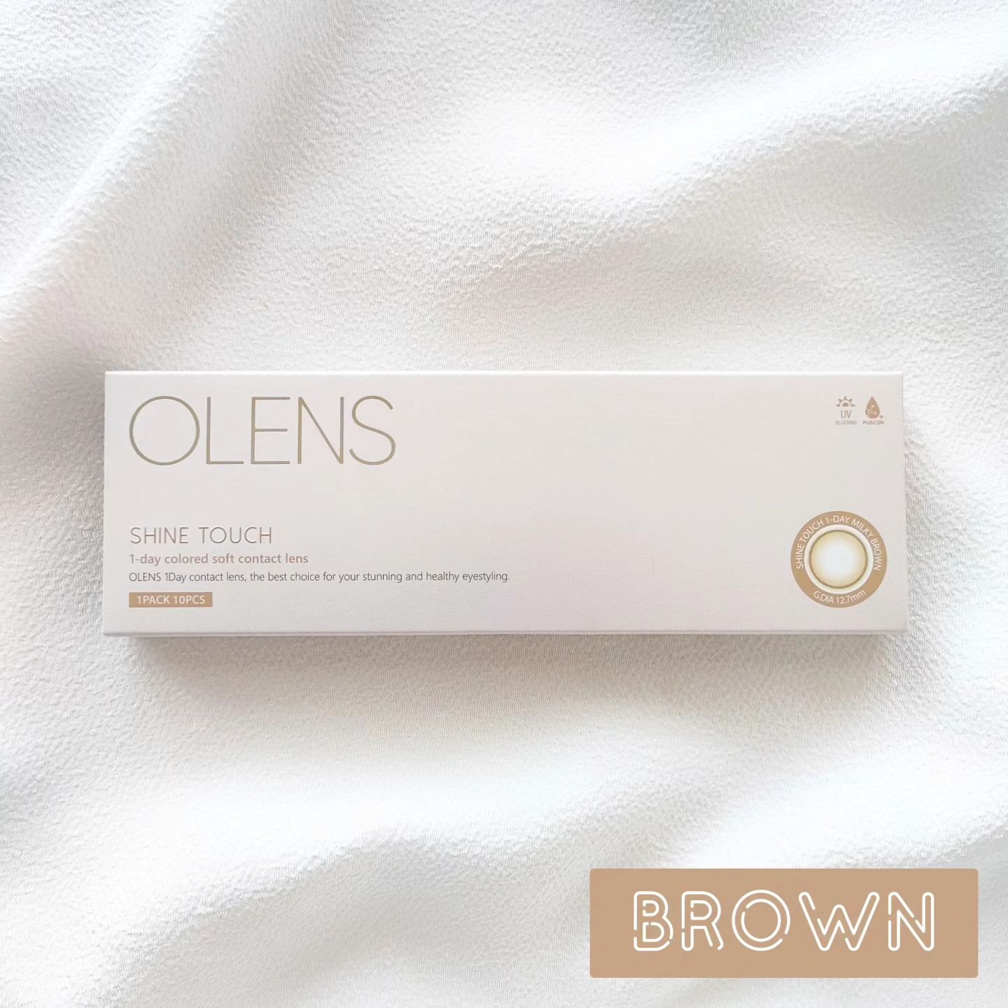 ShineTouch 1day/OLENS/ワンデー（１DAY）カラコンを使ったクチコミ（2枚目）