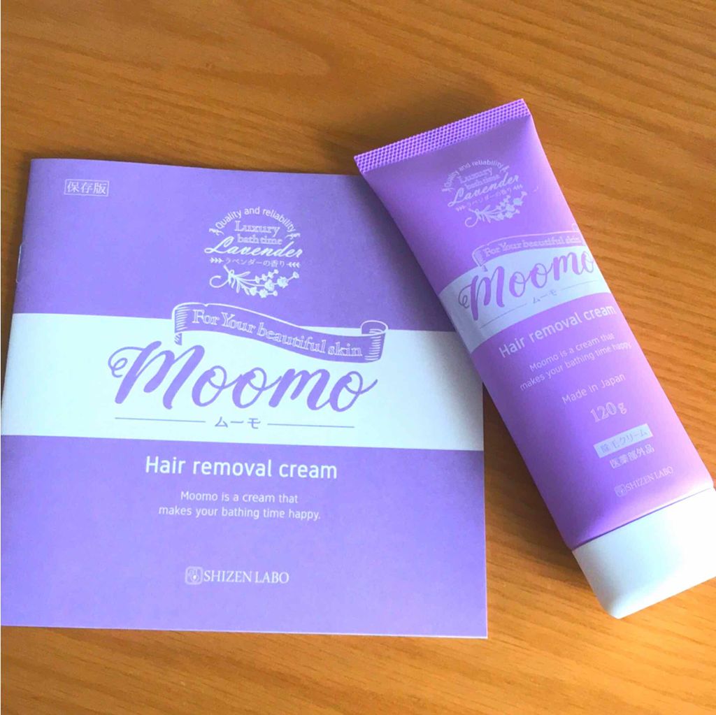 脱毛クリーム MOOMO/自然化粧品研究所/除毛クリームを使ったクチコミ(2枚目)