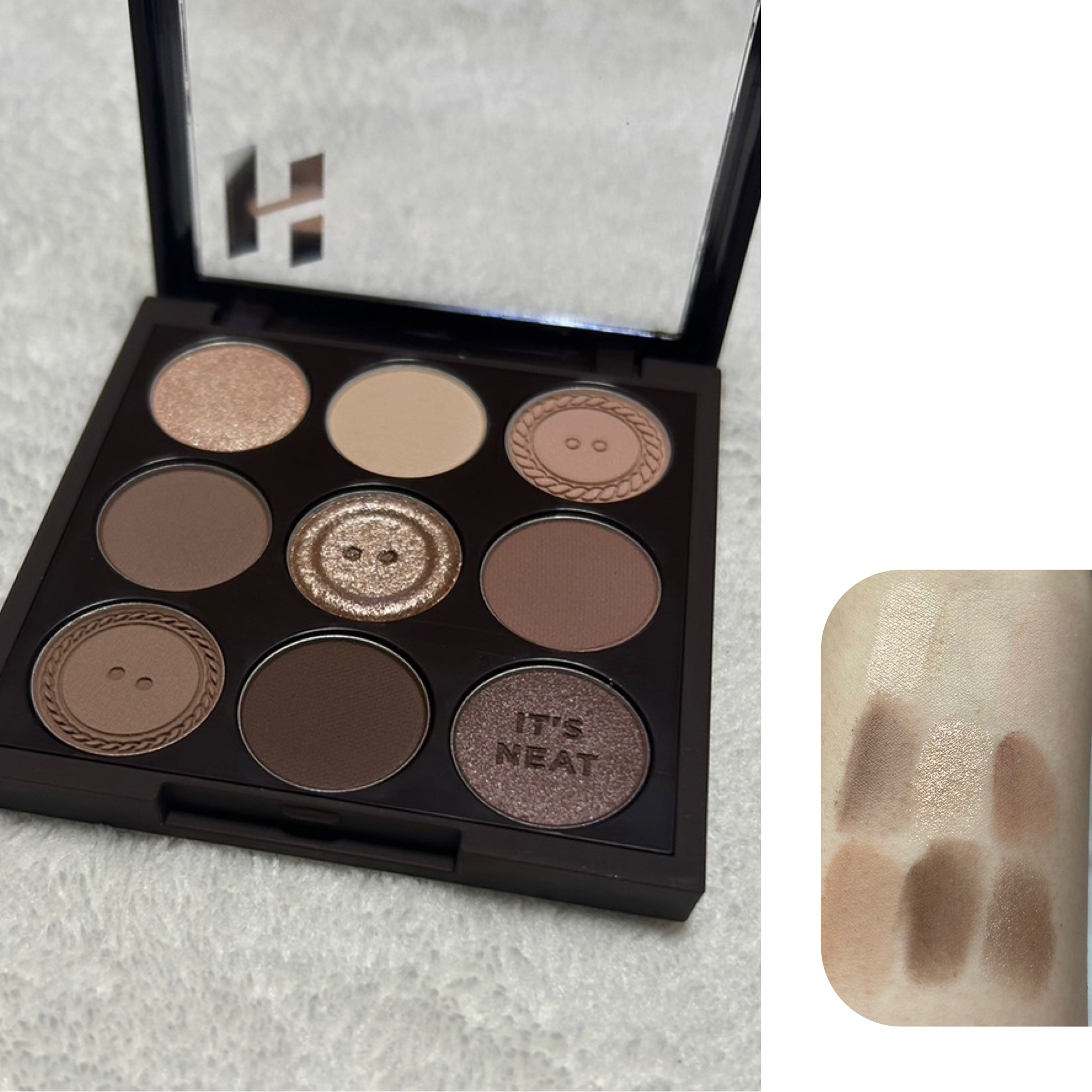 マイフェイブムードアイパレット 9カラー/HOLIKA HOLIKA/アイシャドウパレットを使ったクチコミ（2枚目）