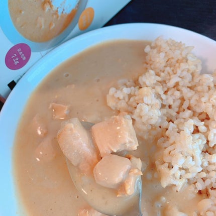 saaa on LIPS 「このプロテインクリーミーカレーは炭水化物7.2g脂質5.0gタ..」(4枚目)