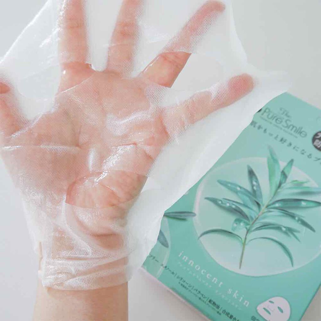 プレミアムセラムマスク ボックス イノセントスキン ティーツリー/Pure Smile/シートマスク・パックを使ったクチコミ(3枚目)