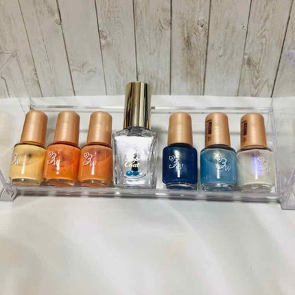 ビューティーワールド BWネイルカクテル サンセットリゾートのクチコミ「ネイルカクテル💅
3本セットで簡単グラデーション出来ちゃいます(* ˃͈ ㅿ ˂͈ )
今.....」(3枚目)