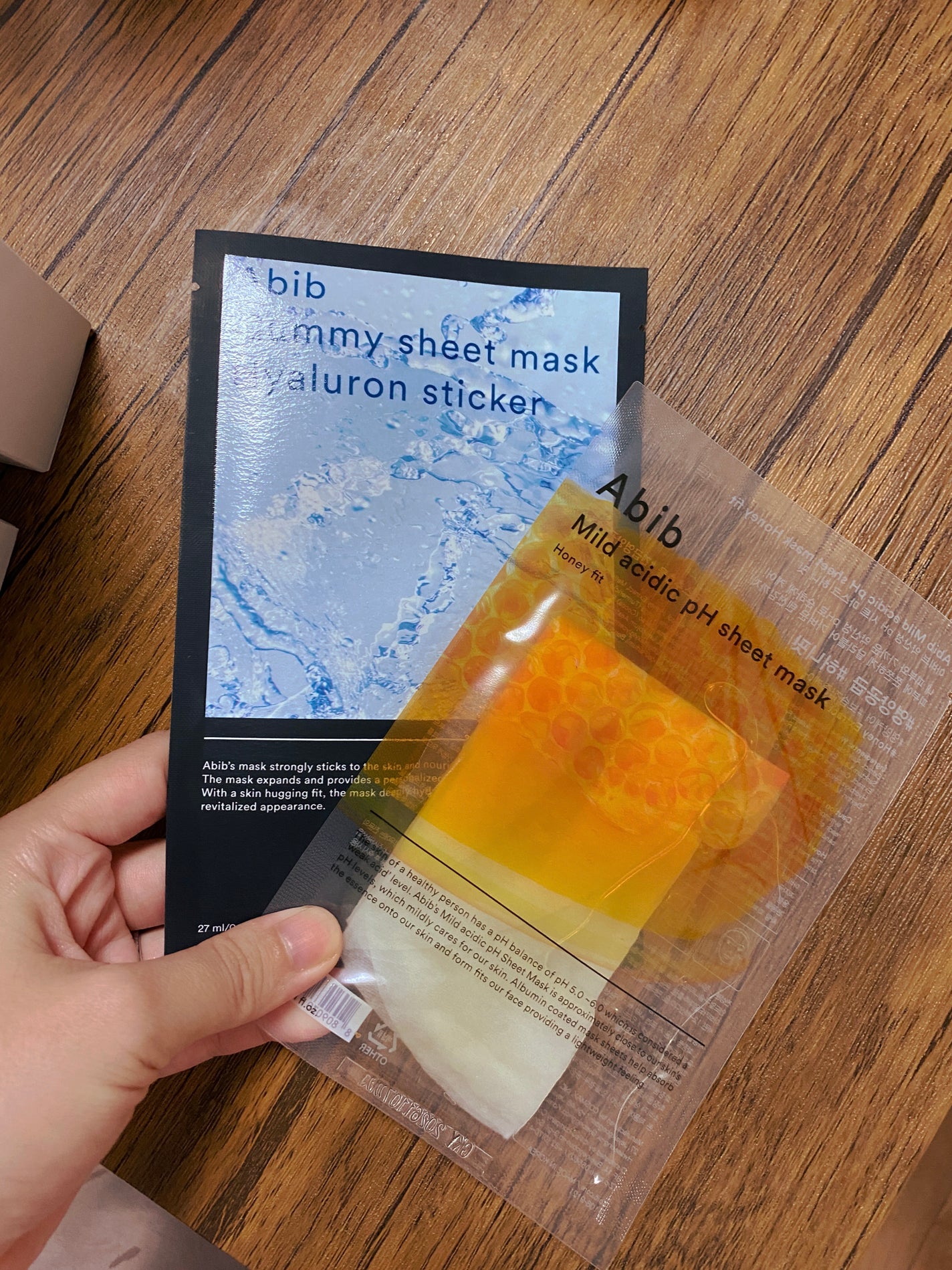弱酸性pHシートマスク ハニーフィット/Abib /シートマスク・パックを使ったクチコミ(1枚目)