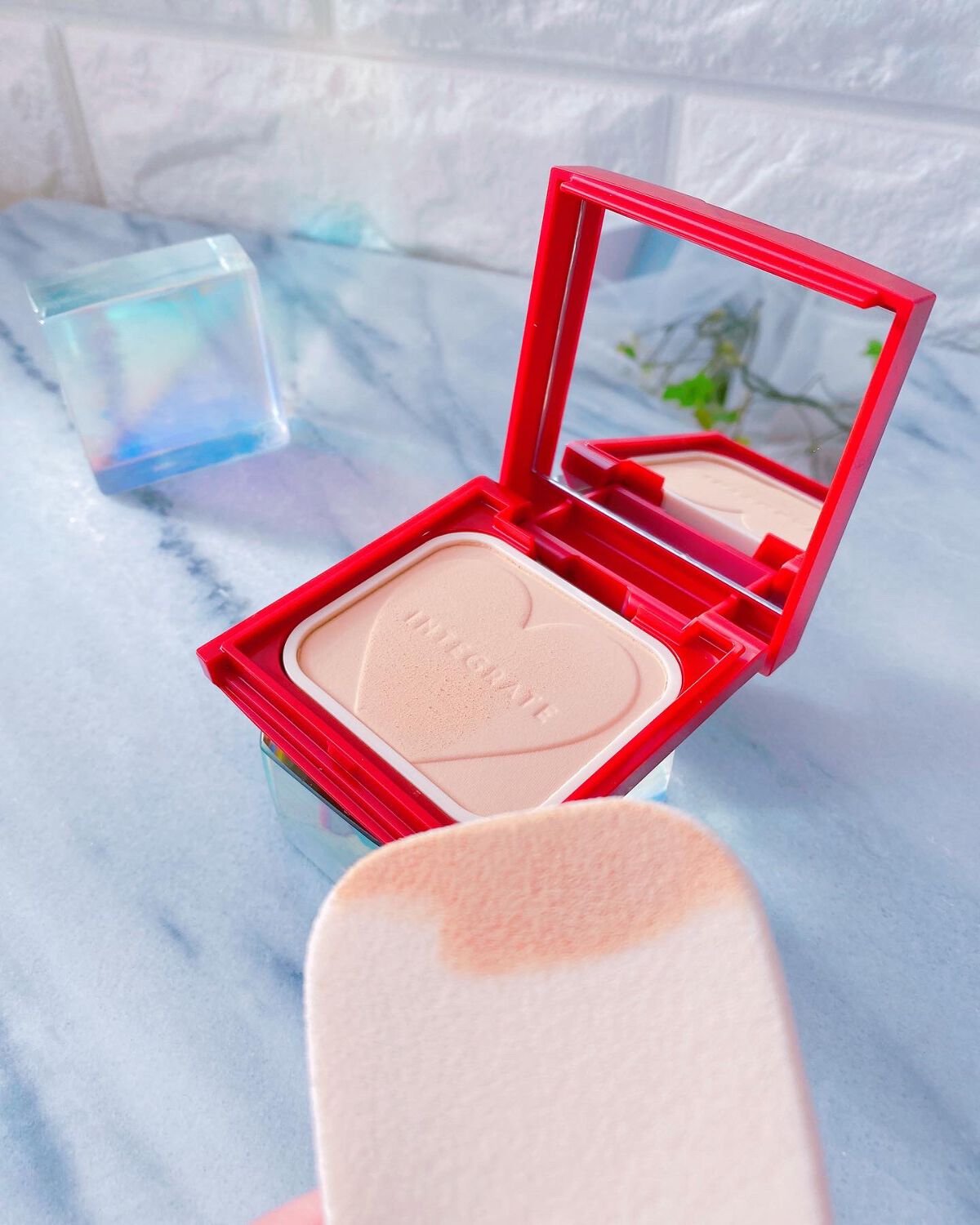 プロフィニッシュファンデーション/インテグレート/パウダーファンデーションを使ったクチコミ（3枚目）