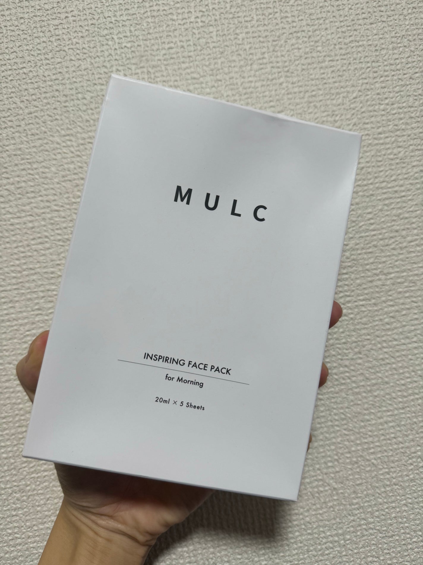 朝用フェイスパック/MULC/シートマスク・パックを使ったクチコミ(4枚目)