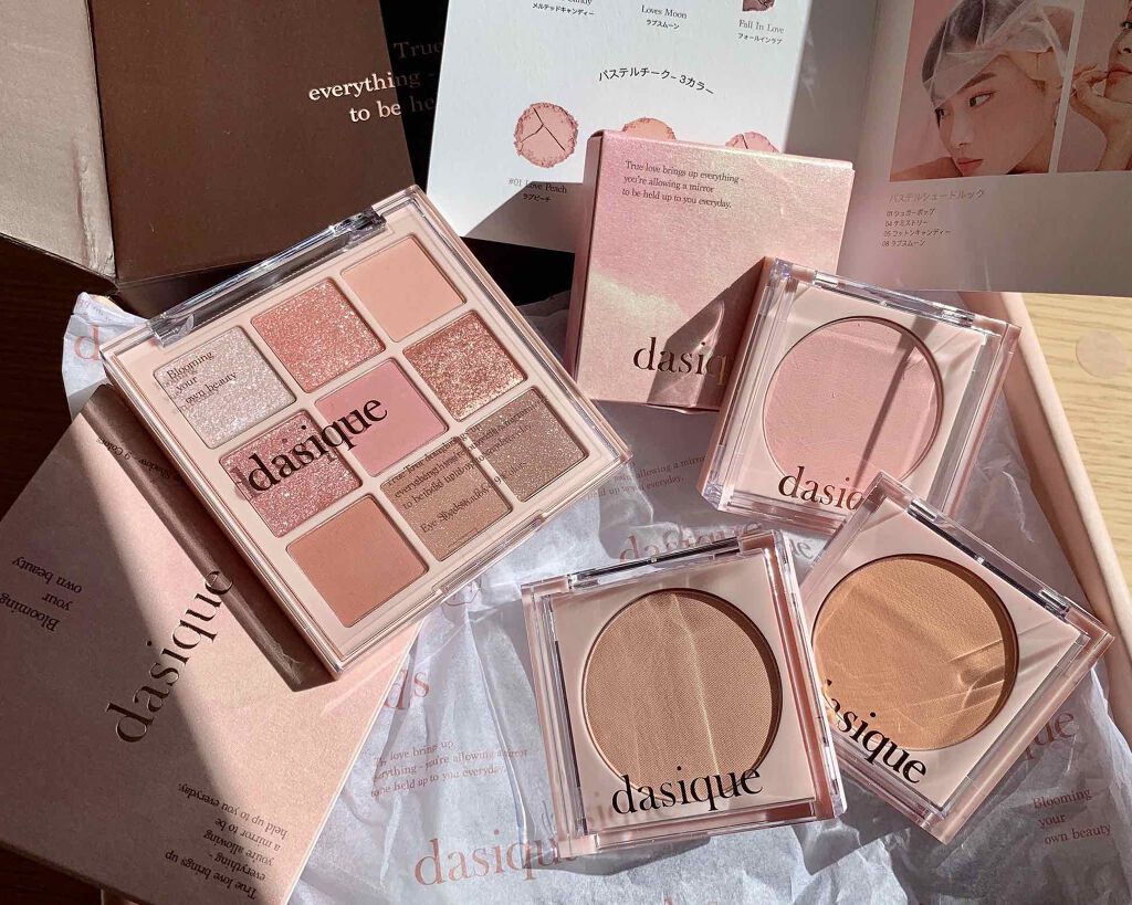 パステルブラッシャー 02 コーラルヘイズ/dasique/パウダーチークを使ったクチコミ（1枚目）