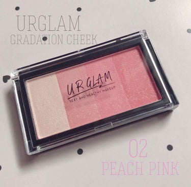 UR GLAM　GRADATION CHEEK/U R GLAM/パウダーチークを使ったクチコミ（1枚目）