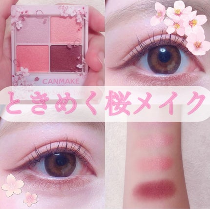 シルキースフレアイズ/キャンメイク/アイシャドウパレットを使ったクチコミ(1枚目)