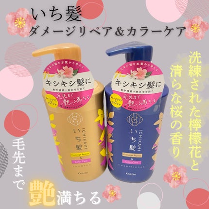 ダメージリペア&カラーケア シャンプー/コンディショナー/いち髪/市販シャンプーを使ったクチコミ(1枚目)