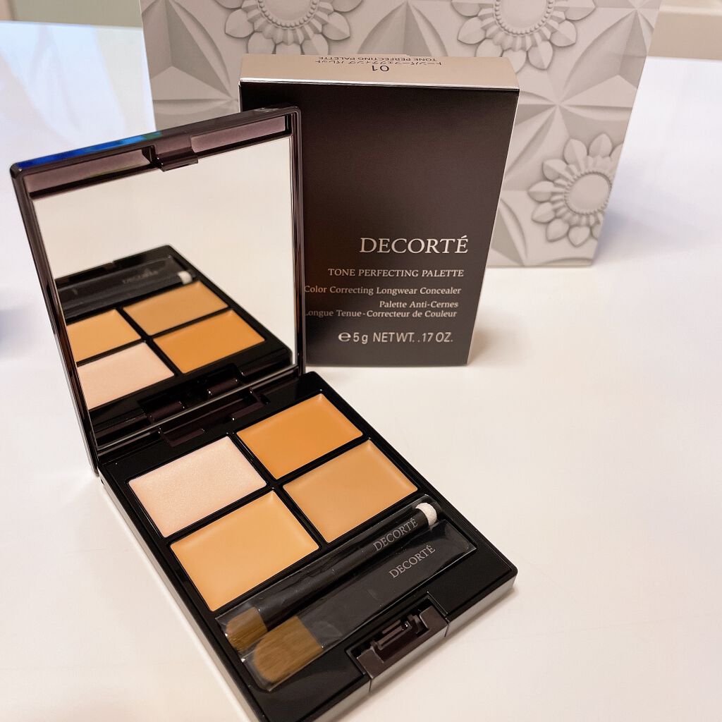 トーンパーフェクティング パレット/DECORTÉ/パレットコンシーラーを使ったクチコミ(1枚目)