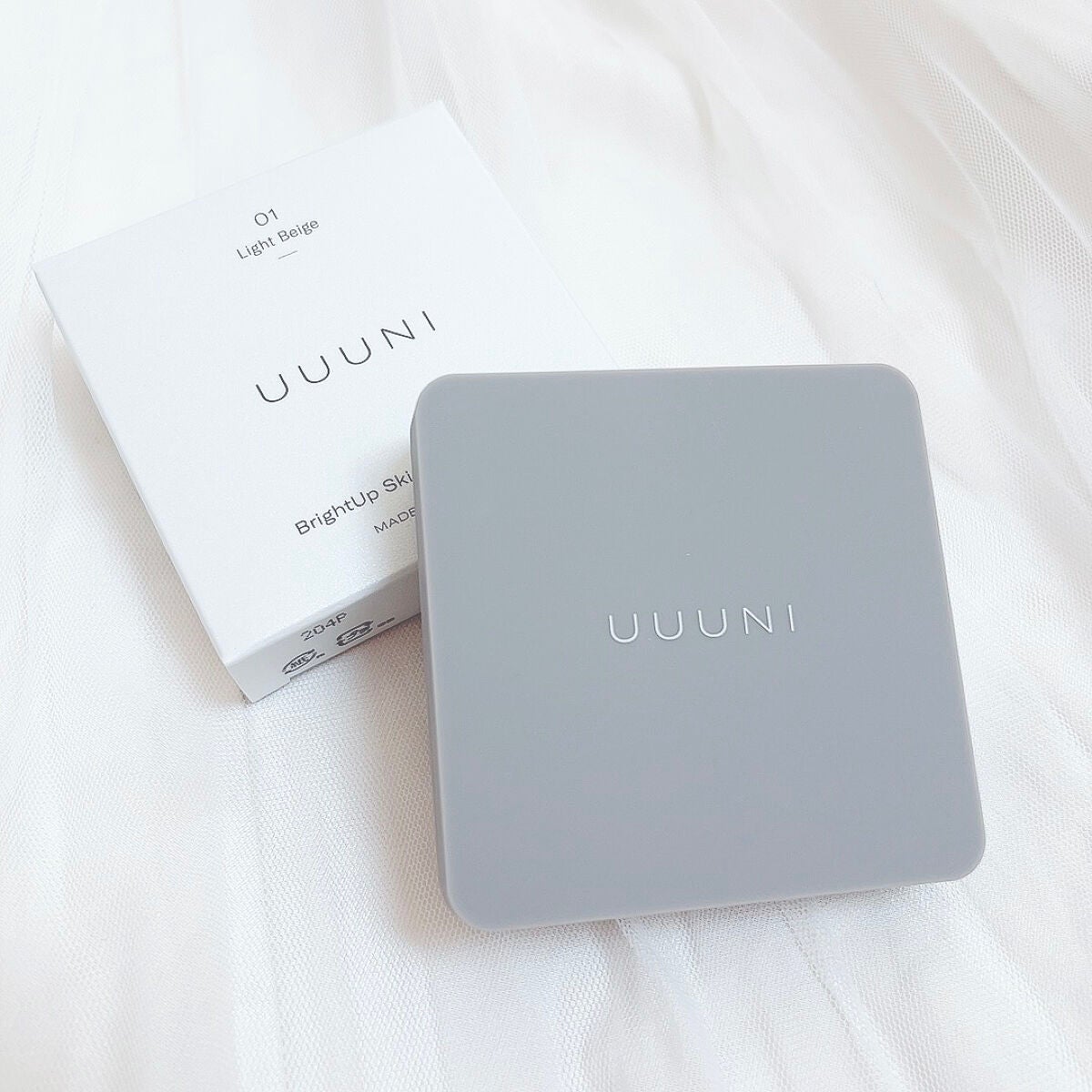ブライトアップスキンファンデーション/UUUNI/クッションファンデーションを使ったクチコミ(2枚目)