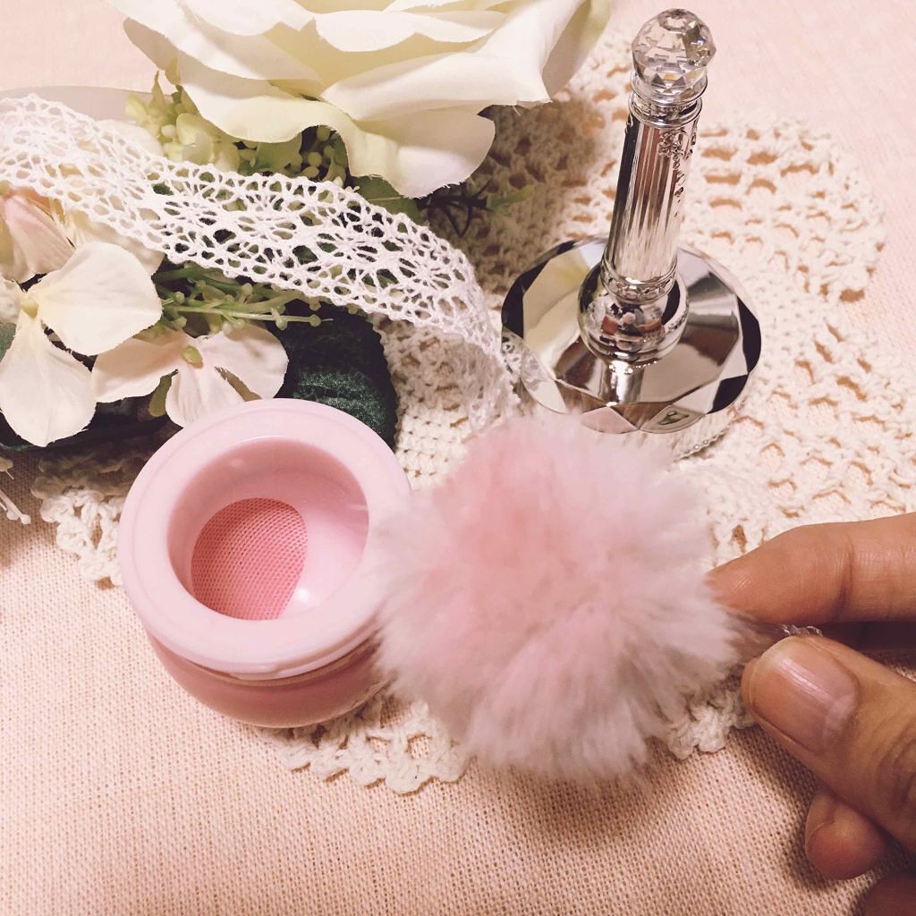 ルースブラッシュ 01 cotton candy/JILL STUART/パウダーチークを使ったクチコミ（2枚目）