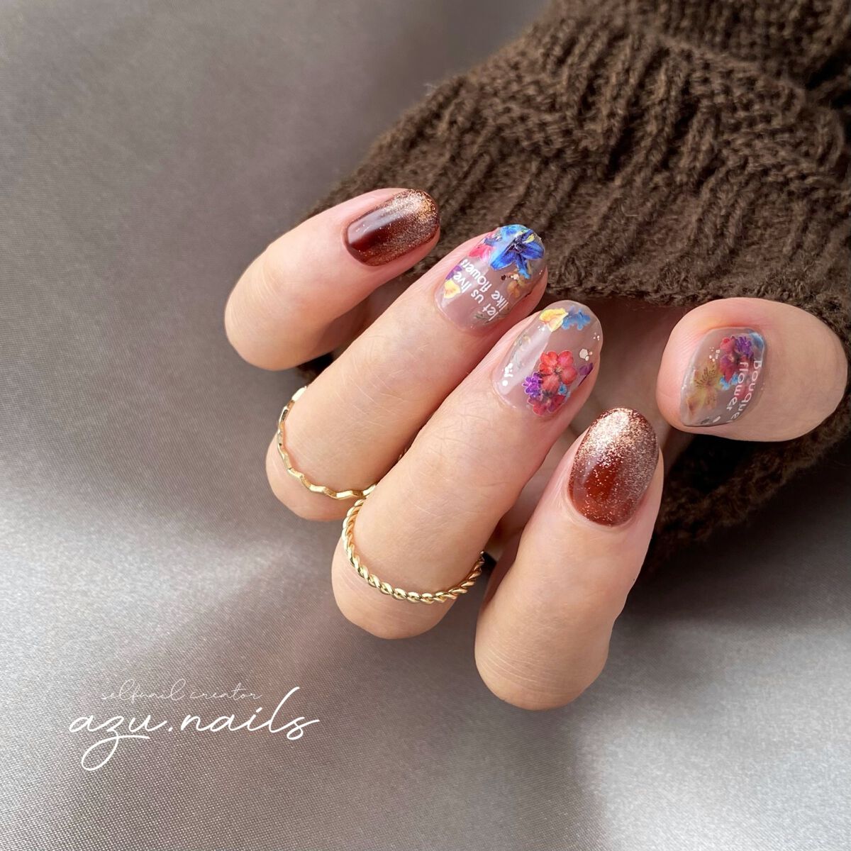 azu on LIPS 「ネイルシールのススメ!ネイルシールを上手く使えば、簡単にプロ級..」(2枚目)