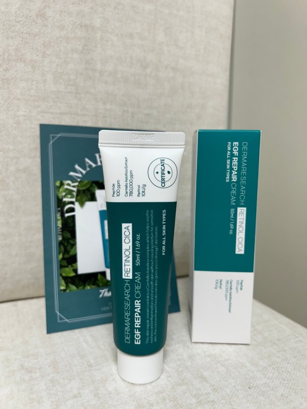 レチノールシカEGFリペアクリーム/DERMA RESEARCH/フェイスクリームを使ったクチコミ（1枚目）
