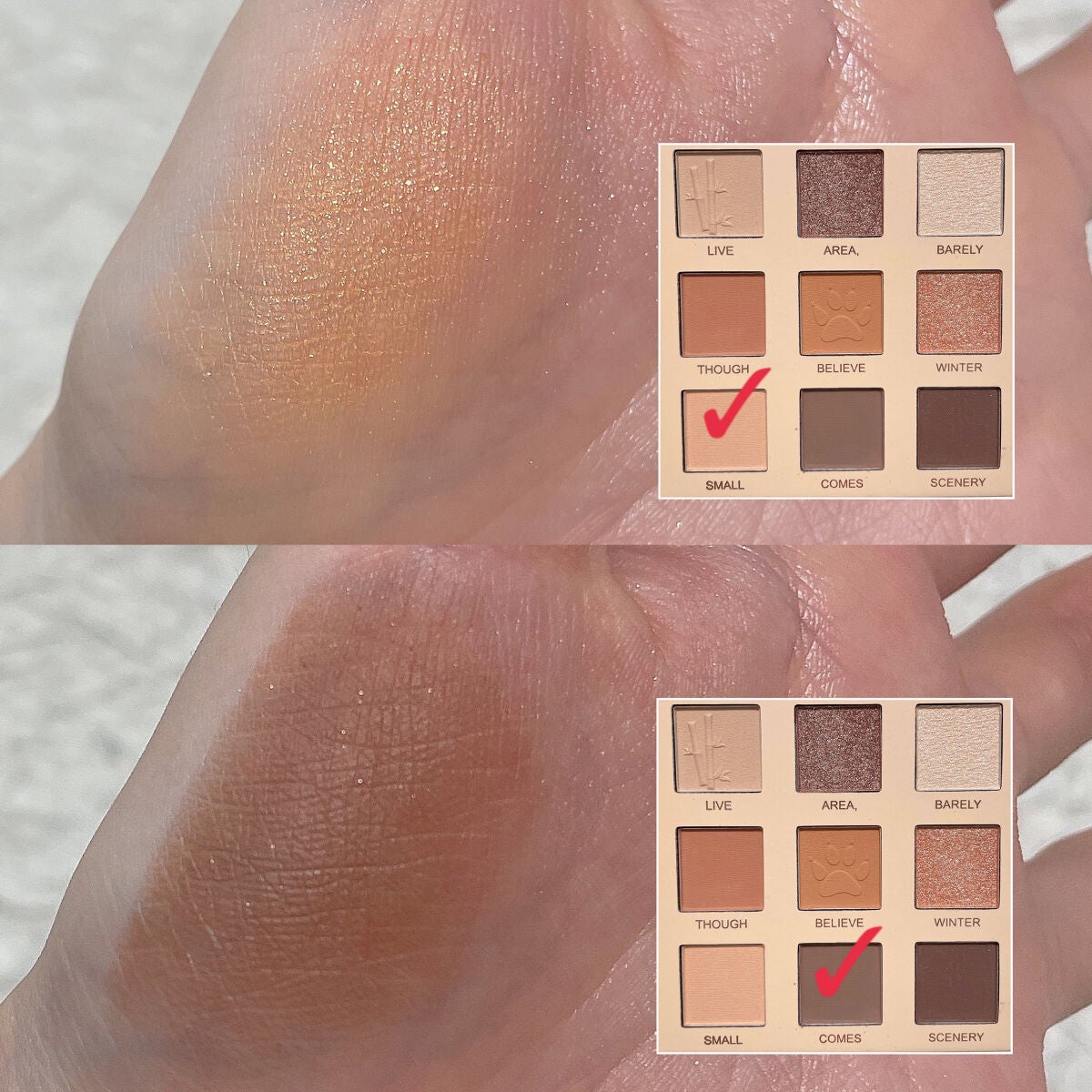 YURI on LIPS 「【パケ買い】ザクラメ好きさん必見アイシャドウパケのみで買ってし..」(6枚目)