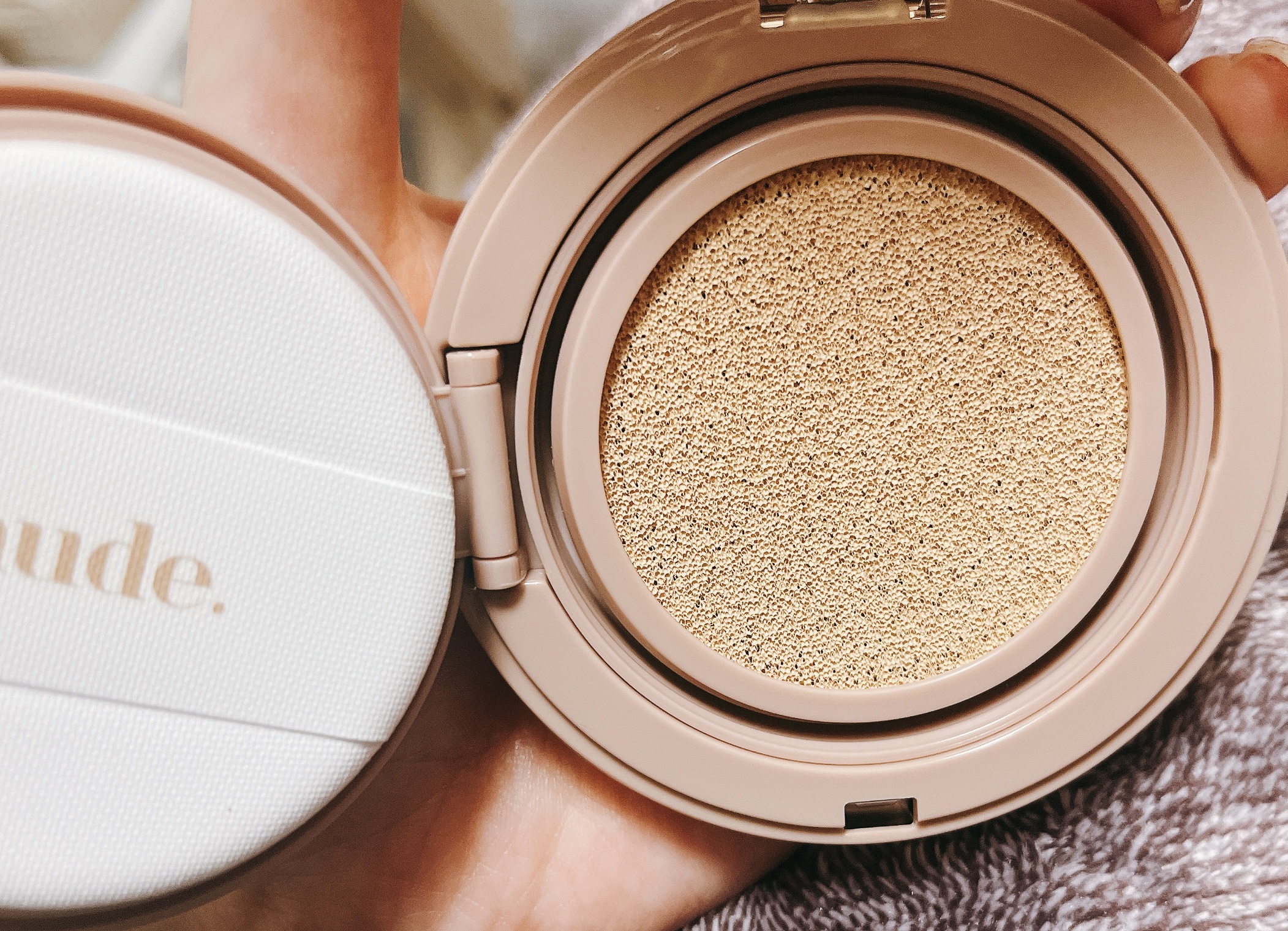 ハグクッション/mude./クッションファンデーションを使ったクチコミ（2枚目）