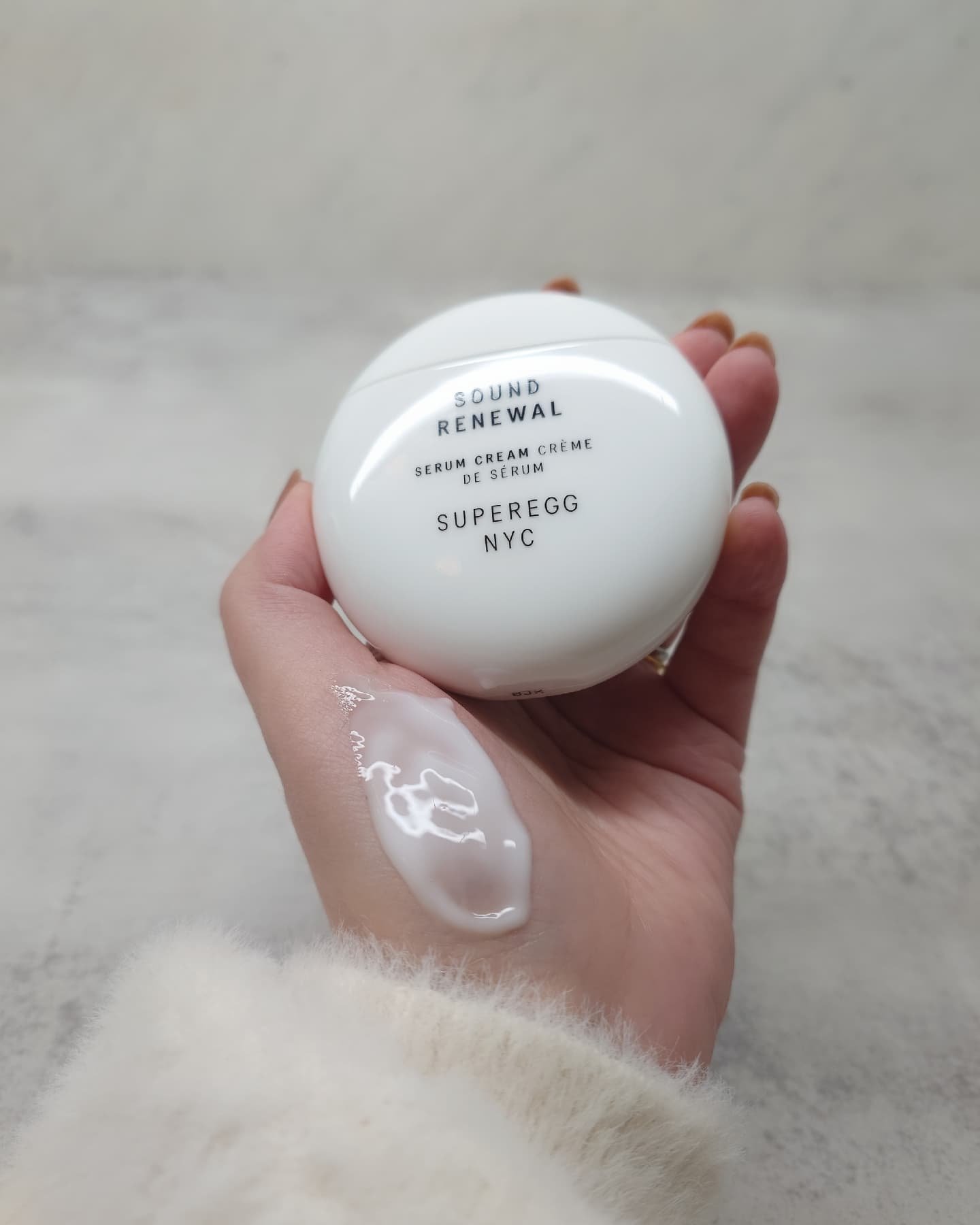 サウンド リニューアル セラムクリーム/SUPEREGG /フェイスクリームを使ったクチコミ（2枚目）