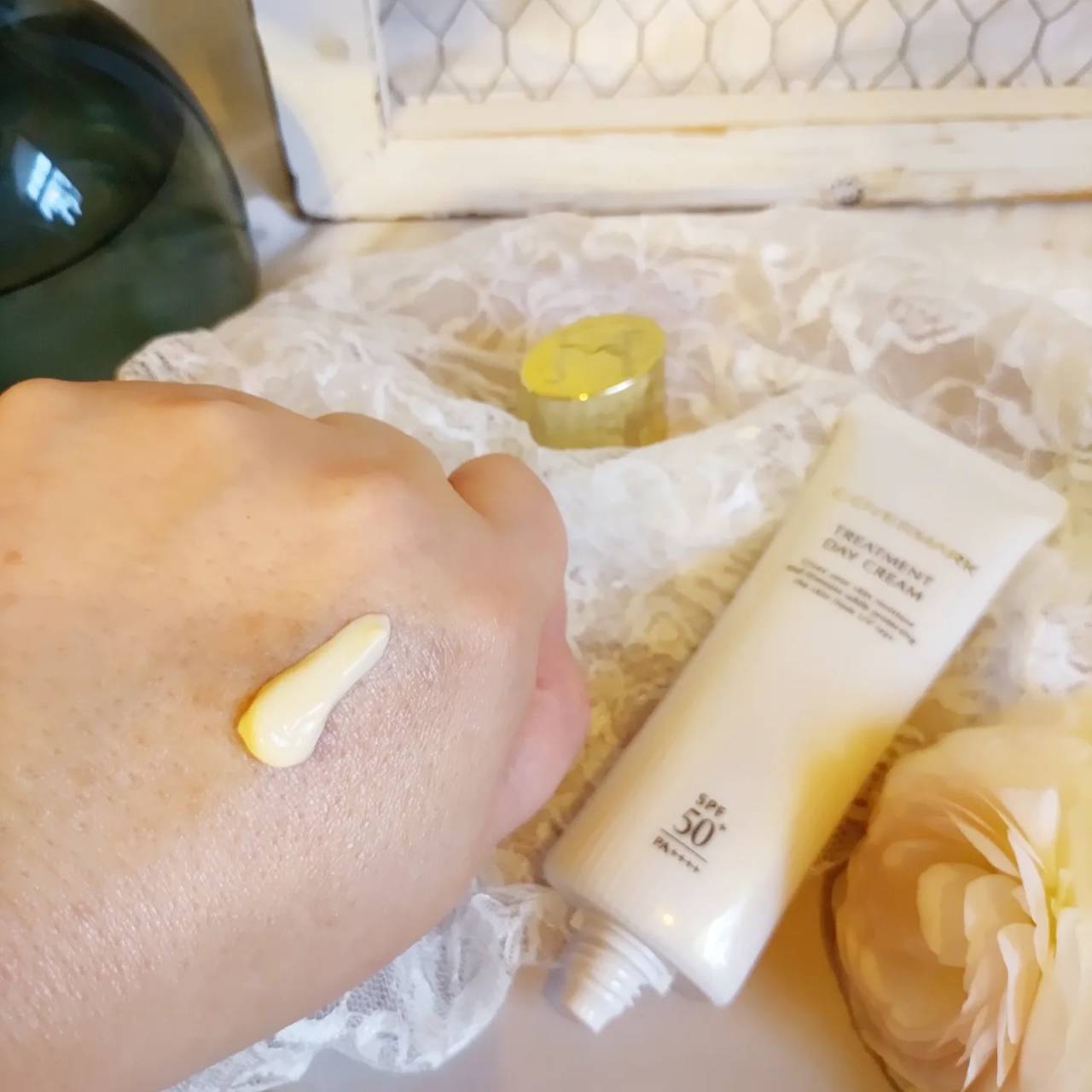 トリートメント デイ クリーム/COVERMARK/日焼け止めクリームを使ったクチコミ（1枚目）