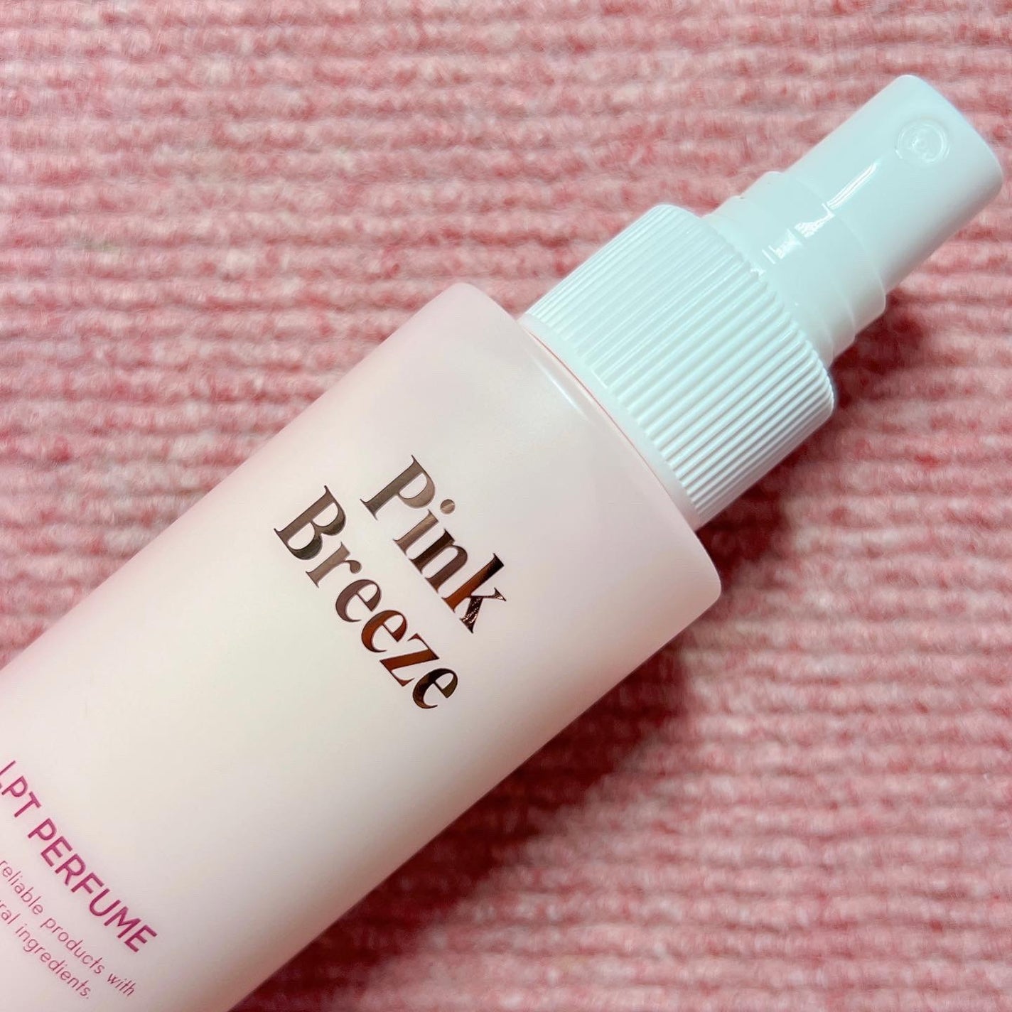 パフュームヘアパックインミスト Pink Breeze/Daleaf/アウトバストリートメントを使ったクチコミ(2枚目)