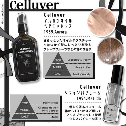 アルガンオイルヘアエッセンス/CELLUVER/ヘアオイルを使ったクチコミ(2枚目)