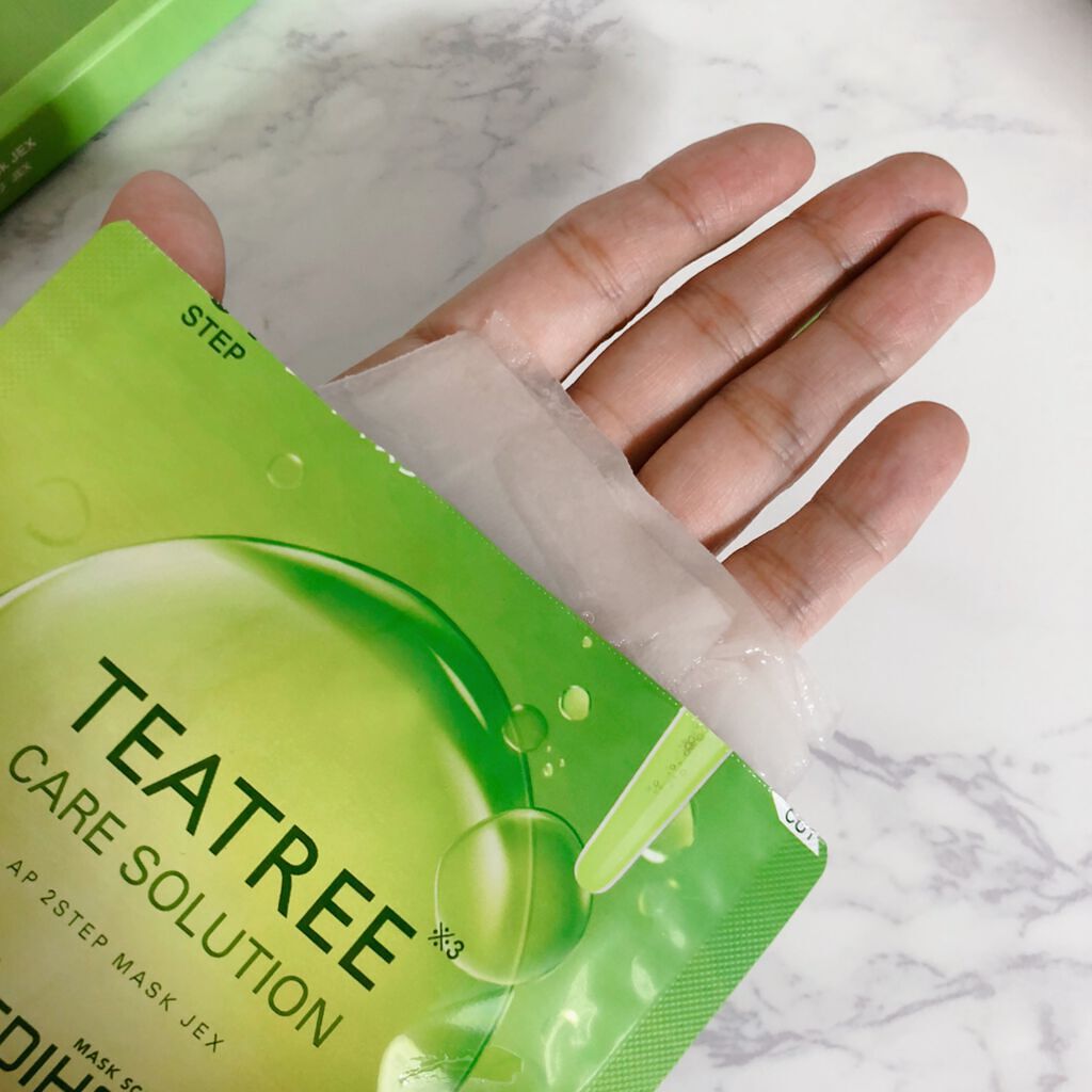 ティーツリー ケアソリューション AP 2ステップマスク JEX/MEDIHEAL/シートマスク・パックを使ったクチコミ(4枚目)