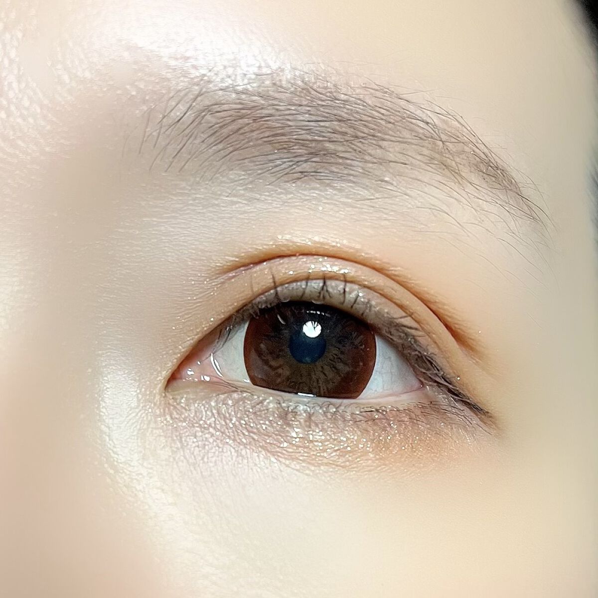 リュクスアイシャドウ L16 サンストーン(限定パッケージ)/BOBBI BROWN/単色アイシャドウを使ったクチコミ（3枚目）