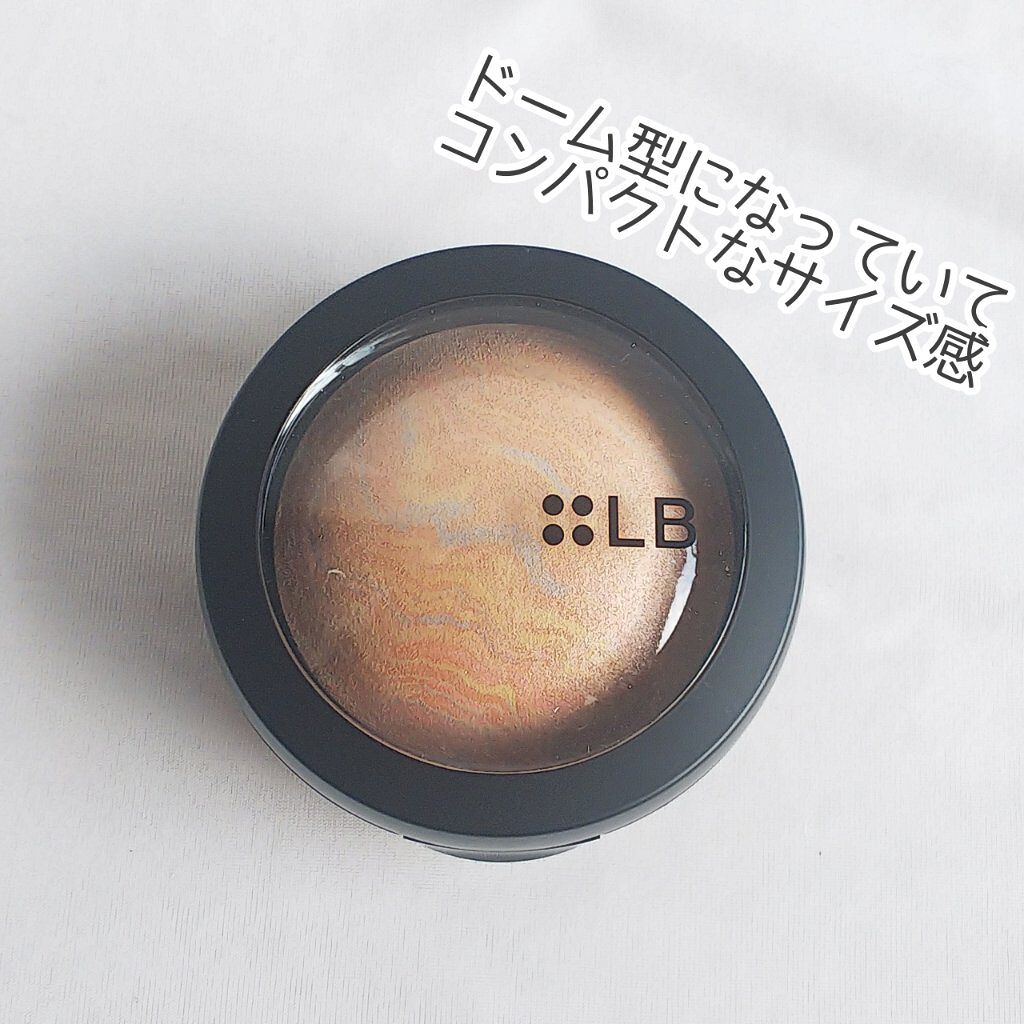 マーブルハイライター/LB/パウダーチークを使ったクチコミ(3枚目)