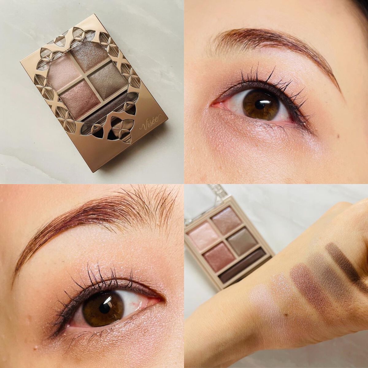 パノラマデザイン アイパレット/Visée/アイシャドウパレットを使ったクチコミ(3枚目)